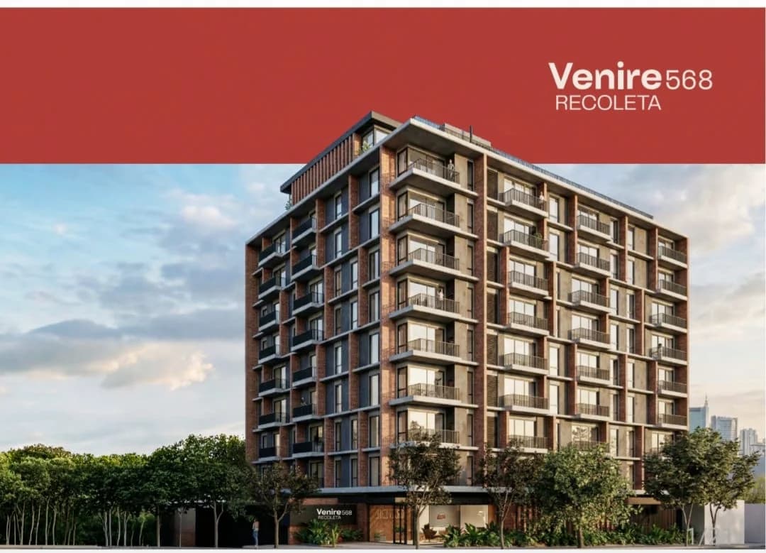 Monoambiente en VENIRE RECOLETA, 30.8m², en Venta en Recoleta, Asuncion
