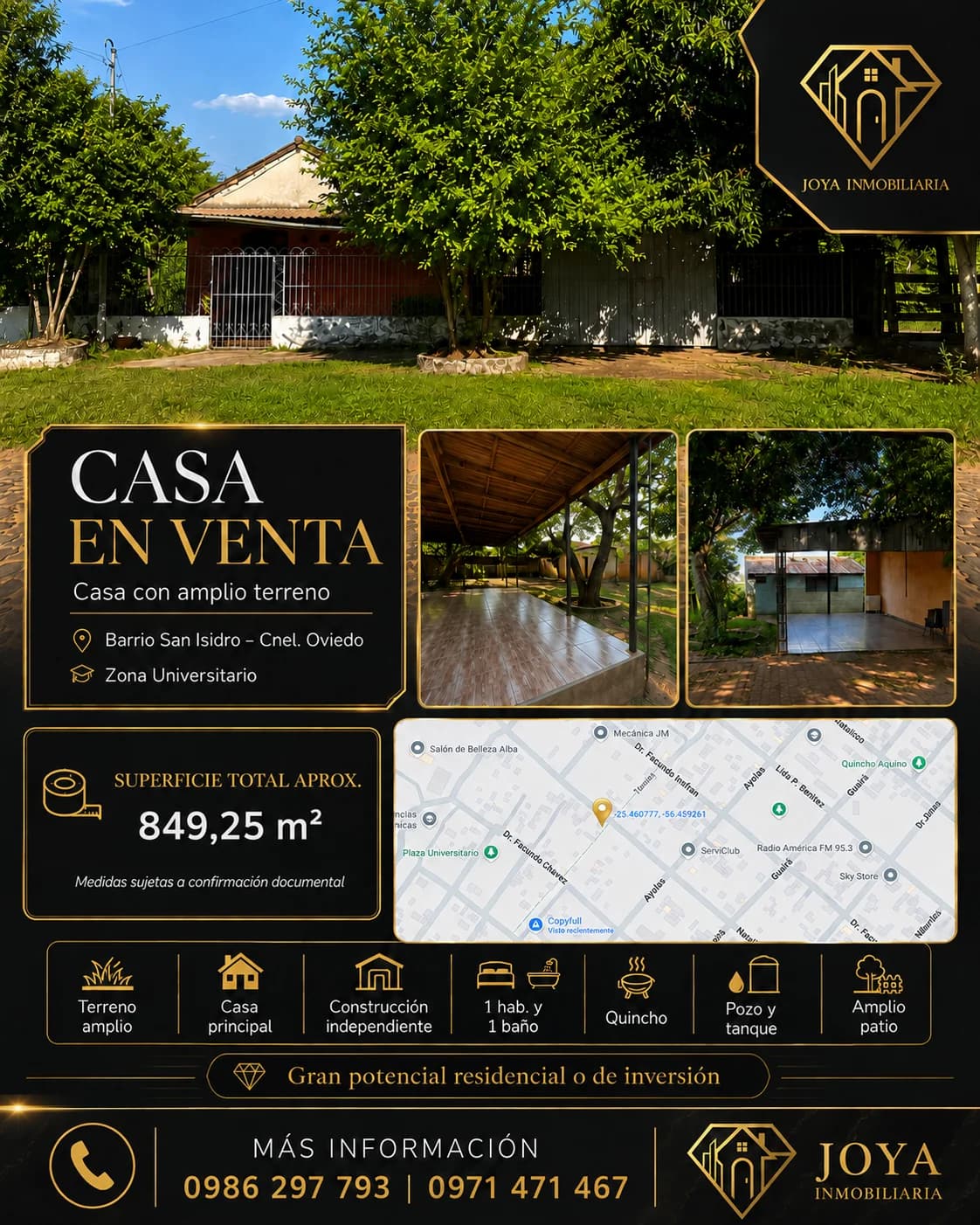 Casa de 2 dormitorios, 160m², en Venta en Coronel Oviedo