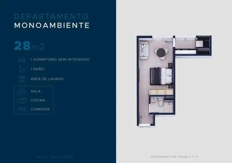 Apartamento de 1 dormitório à Venda em Surubi´i, Mariano Roque Alonso - Image 2