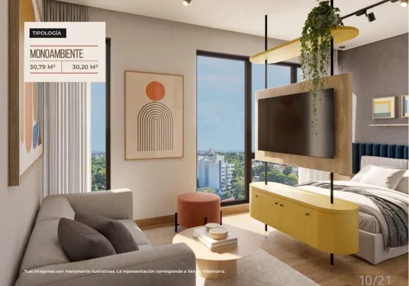 Monoambiente en VENIRE RECOLETA, 30.8m², en Venta en Recoleta, Asunción - Image 5