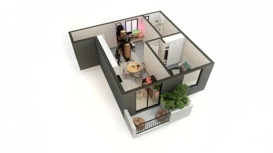 Departamento de 1 dormitorio en Venta en Mburucuyá, Asunción - Image 9