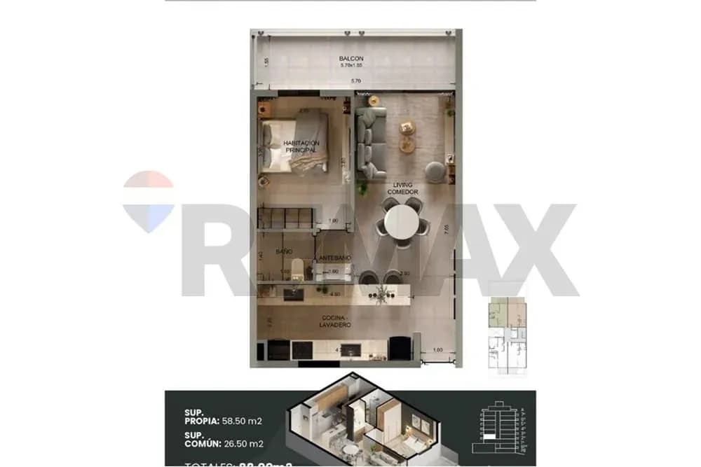Apartment of 1 bedroom for Sale in Las Lomas (Carmelitas), Asunción - Image 3