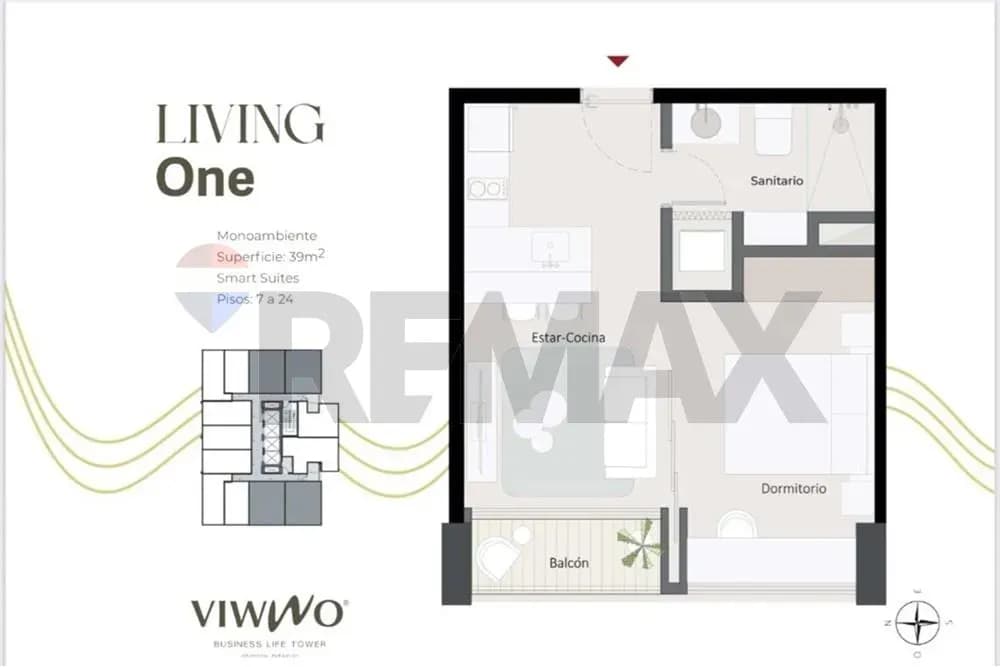 Apartamento de 1 dormitório à Venda em Las Lomas (Carmelitas), Assunção - Image 7