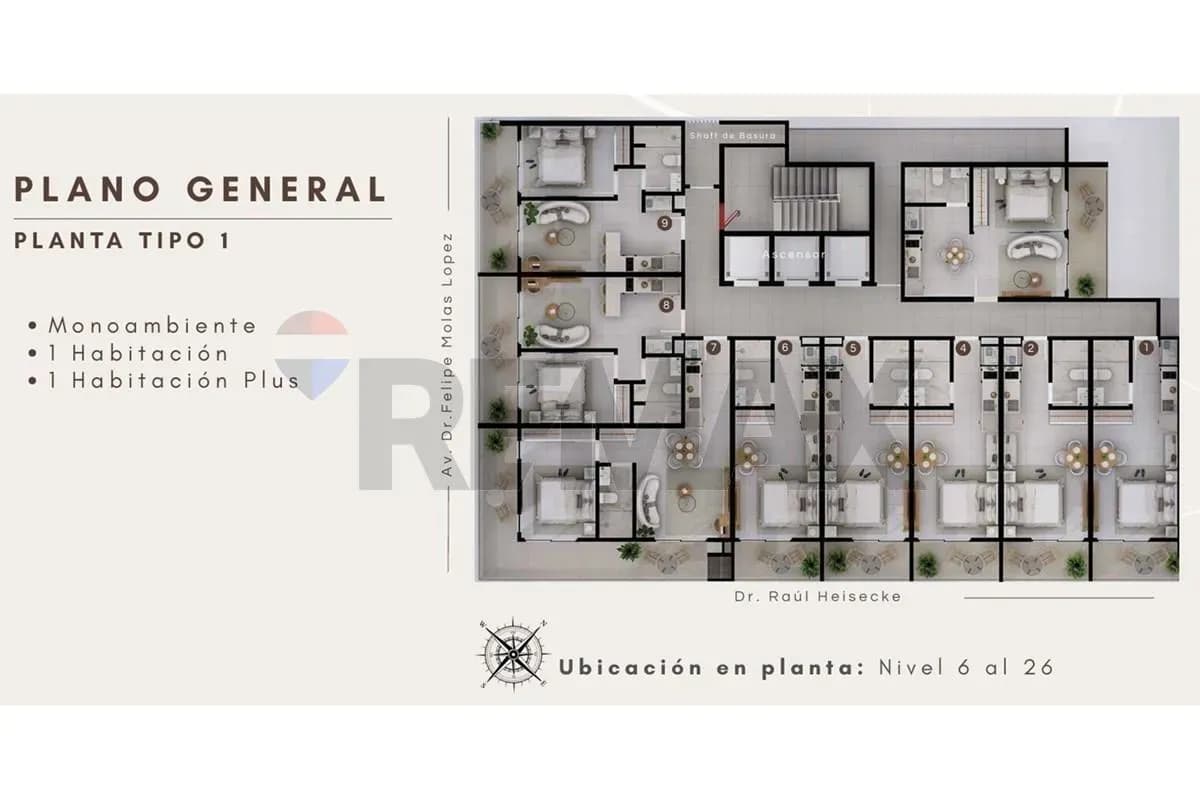Departamento de 1 dormitorio en Venta en Madame Lynch, Asunción - Image 4