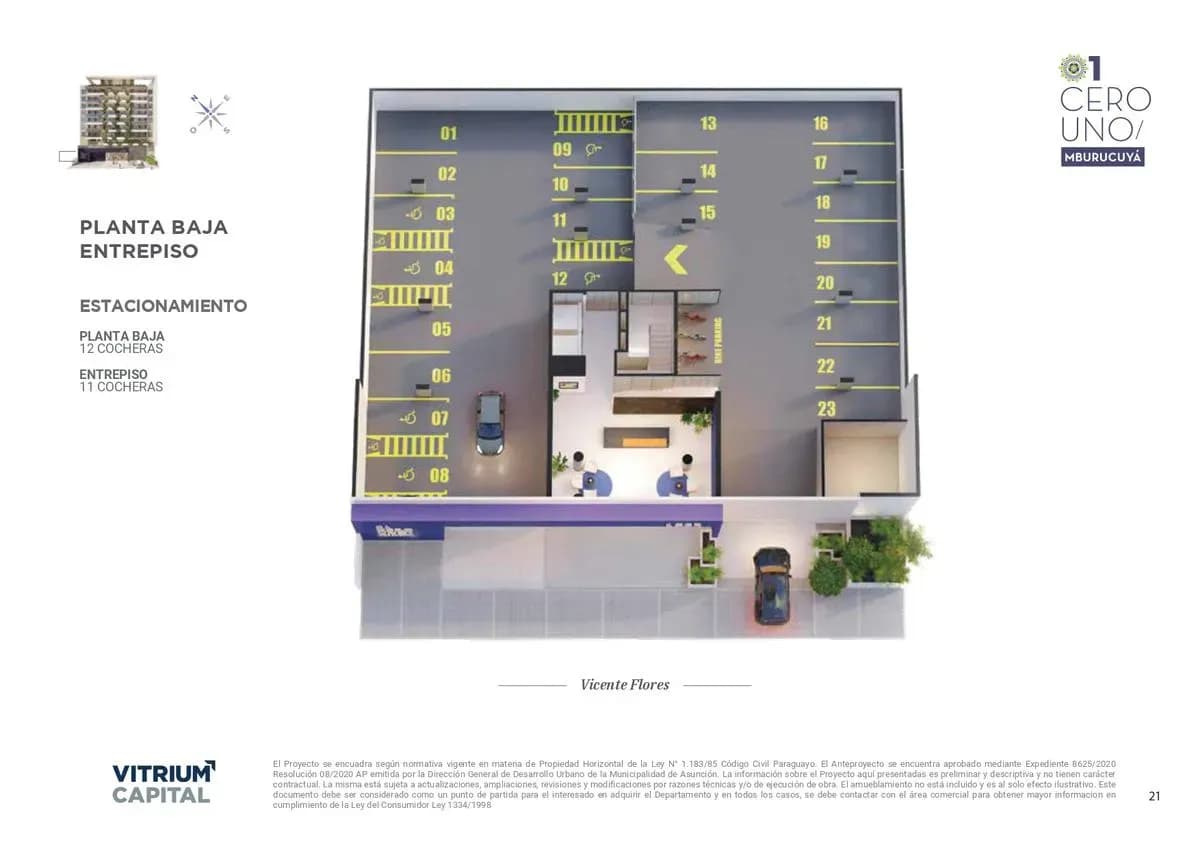 Apartamento de 1 dormitório à Venda em Madame Lynch, Assunção - Image 13