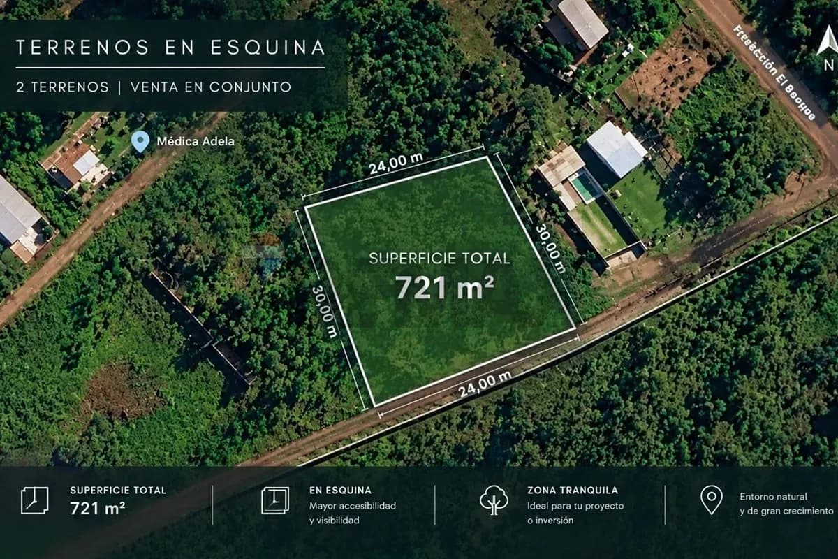 Terreno de 721m² en Venta en Centro San Antonio, Limpio