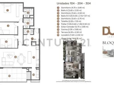 Departamento de 3 dormitorios en Venta en La Barra - Image 4