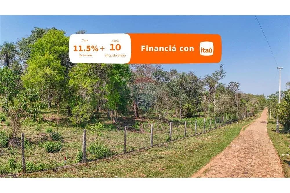 Terreno de 1,073m² en Venta en Areguá