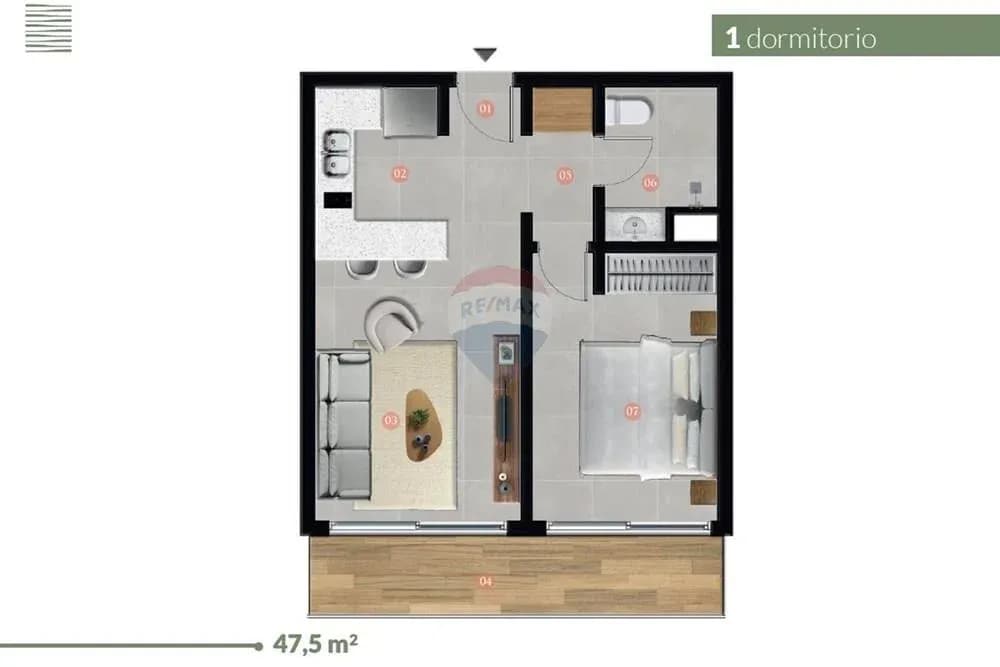Departamento de 1 dormitorio en Venta en Ciudad del Este - Image 11