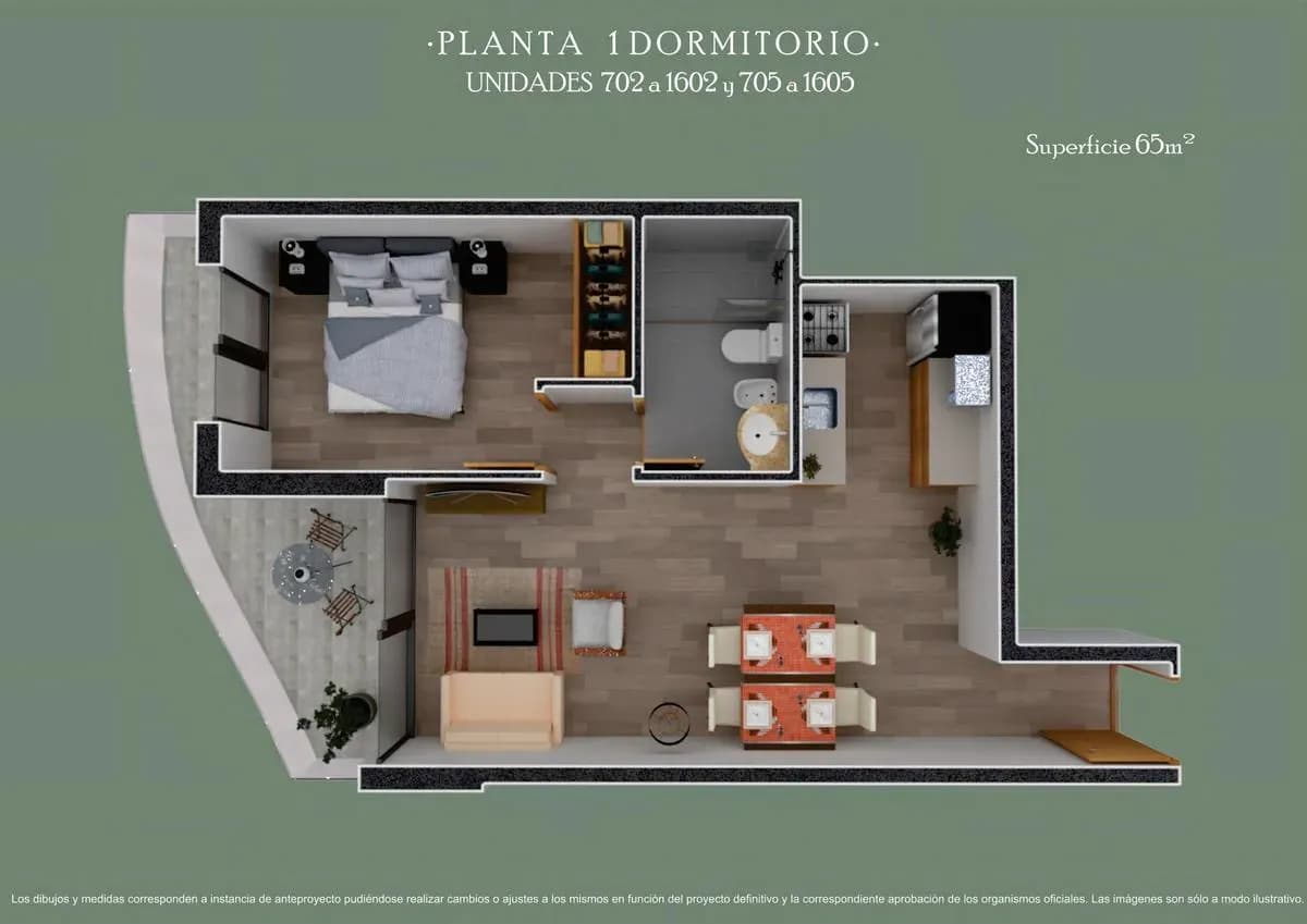 Departamento de 1 dormitorio en Venta en Carmelitas, Asunción - Image 9