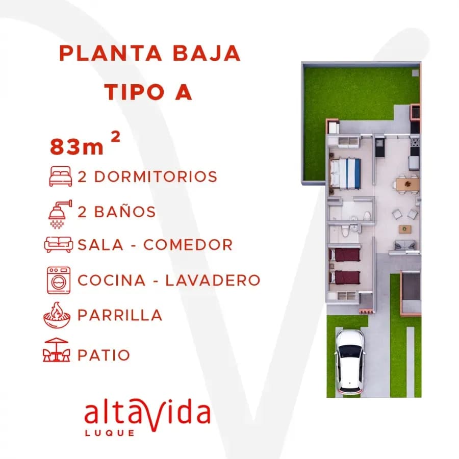 2-Bedroom House for Sale in Segundo Barrio, Luque - Image 8