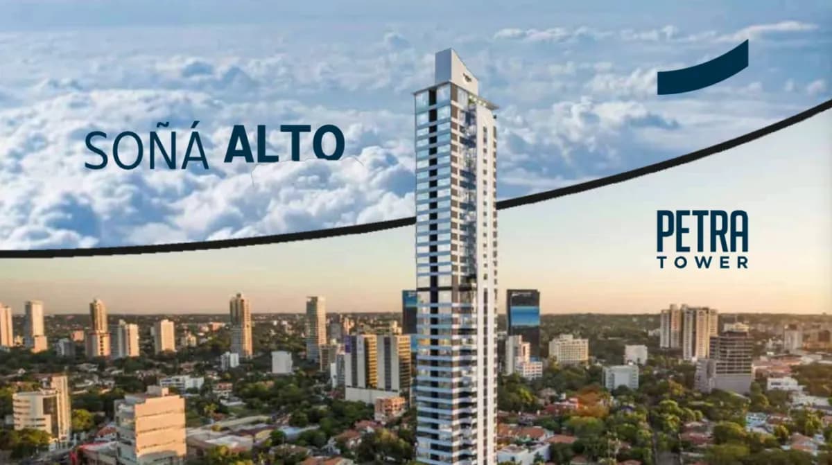 Monoambiente en Petra Tower, 31m², en Venta en Las Lomas, Asunción