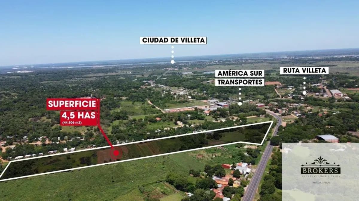 Terreno de 44,806m² en Venta en Villeta - Image 2