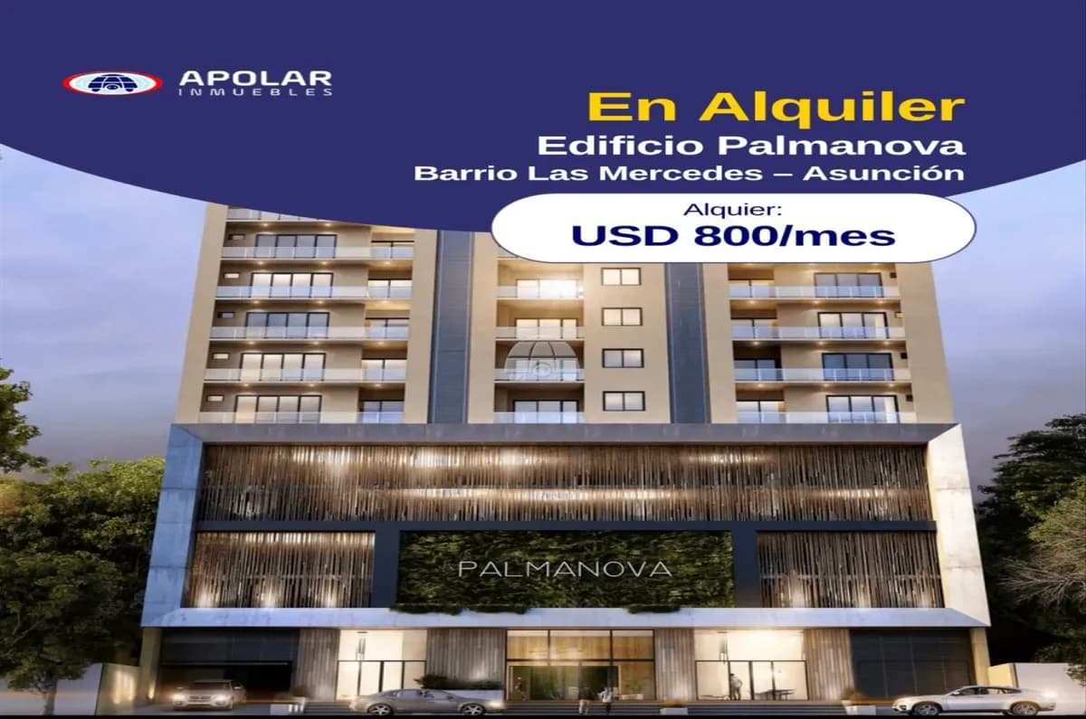 Departamento de 2 dormitorios en Alquiler en Pinozá, Asunción