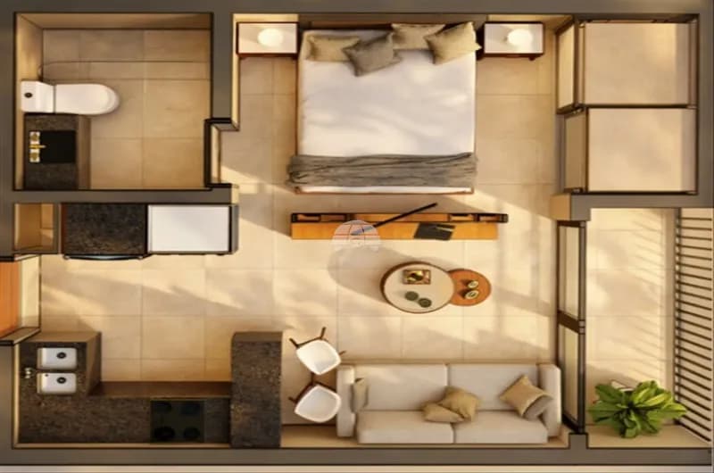 Departamento de 1 dormitorio en Venta en Fernando de la Mora - Image 2