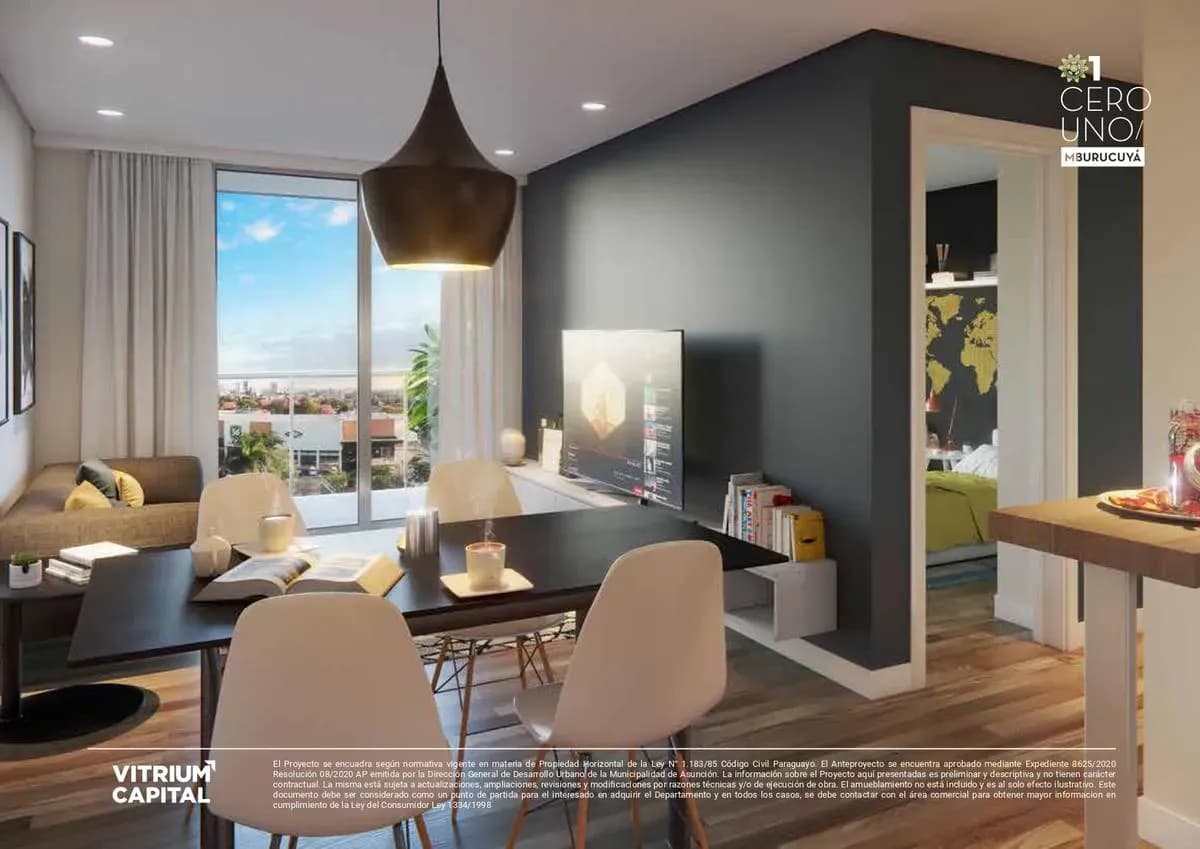 Apartamento de 1 dormitório à Venda em Madame Lynch, Assunção - Image 7