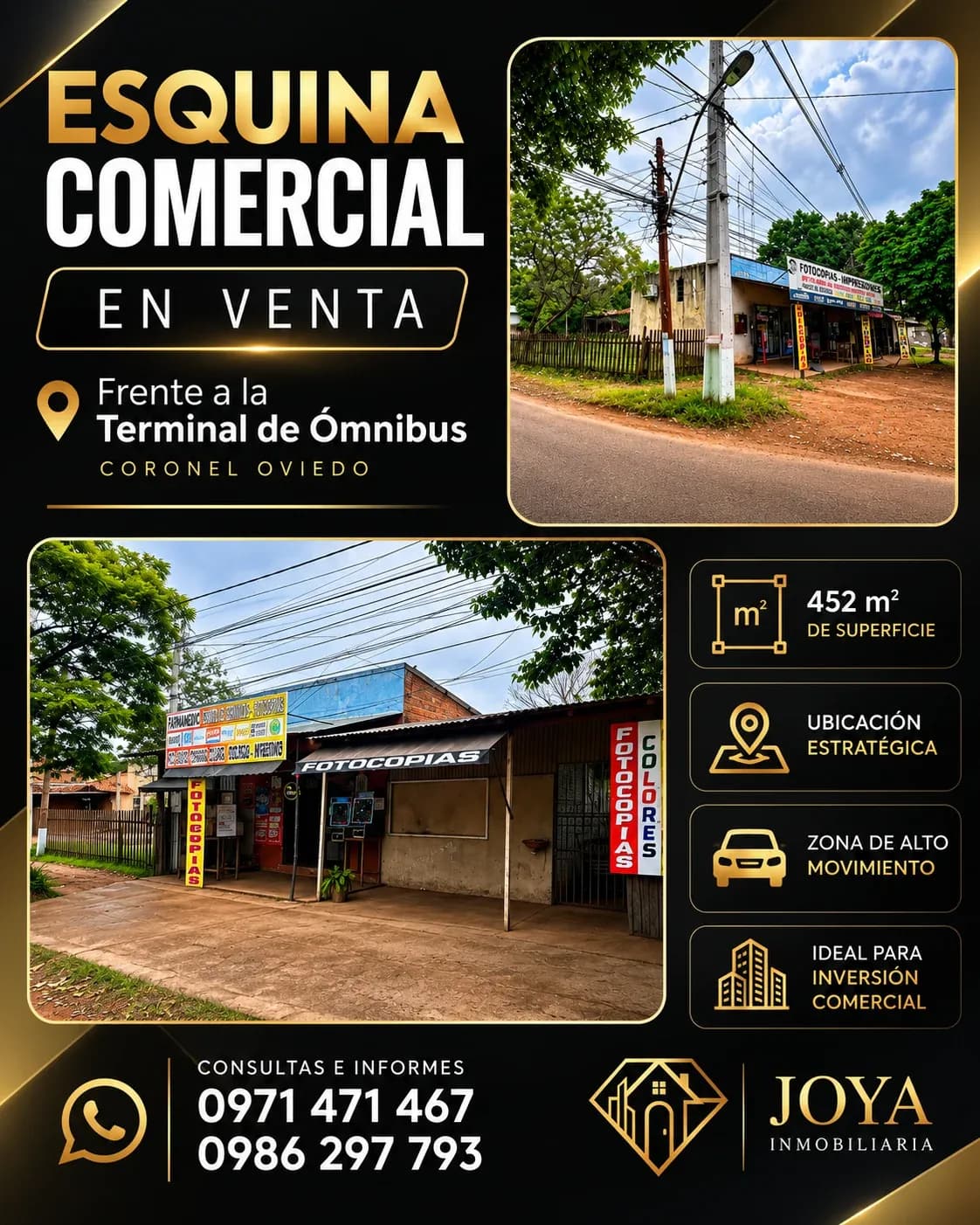 Terreno de 452m² en Venta en Coronel Oviedo