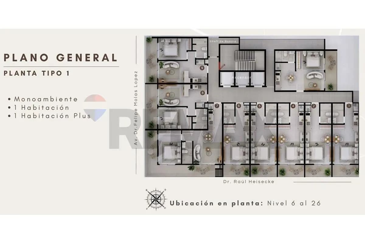 Departamento de 1 dormitorio en Venta en Las Lomas (Carmelitas), Asunción - Image 4