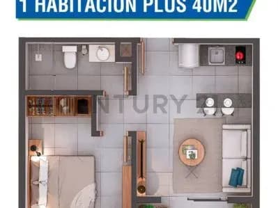 Apartamento de 1 dormitório à Venda em Campo Grande, Luque - Image 2