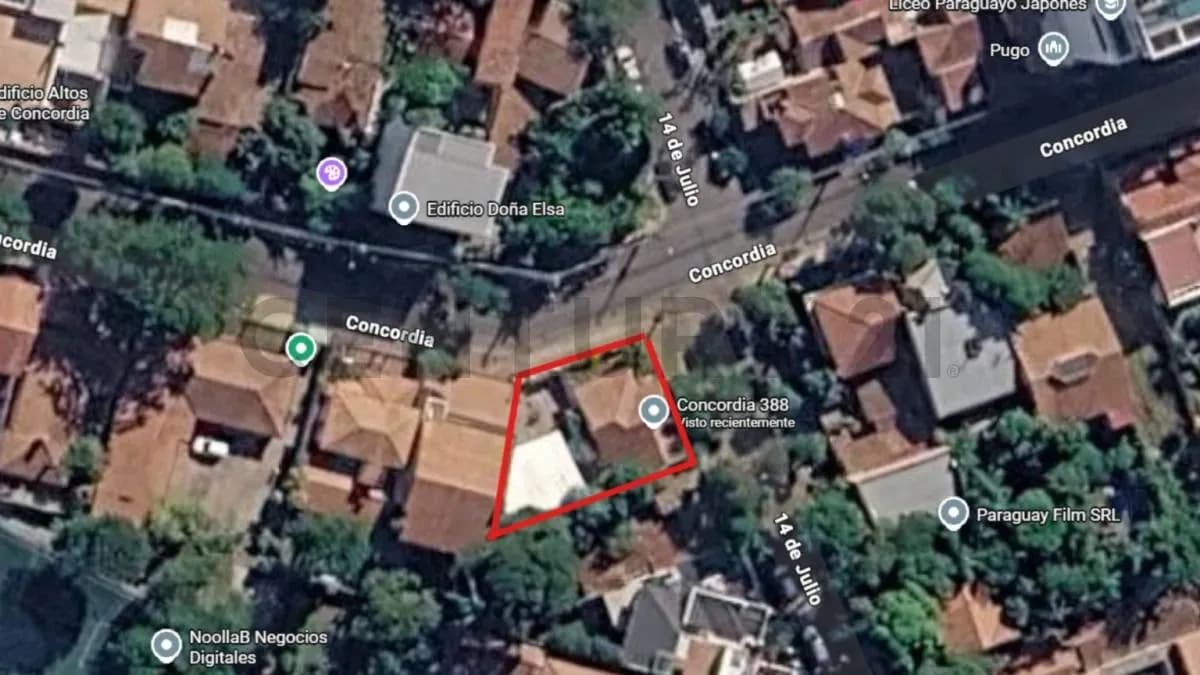 Terreno de 376m² en Venta en Jara, Asunción