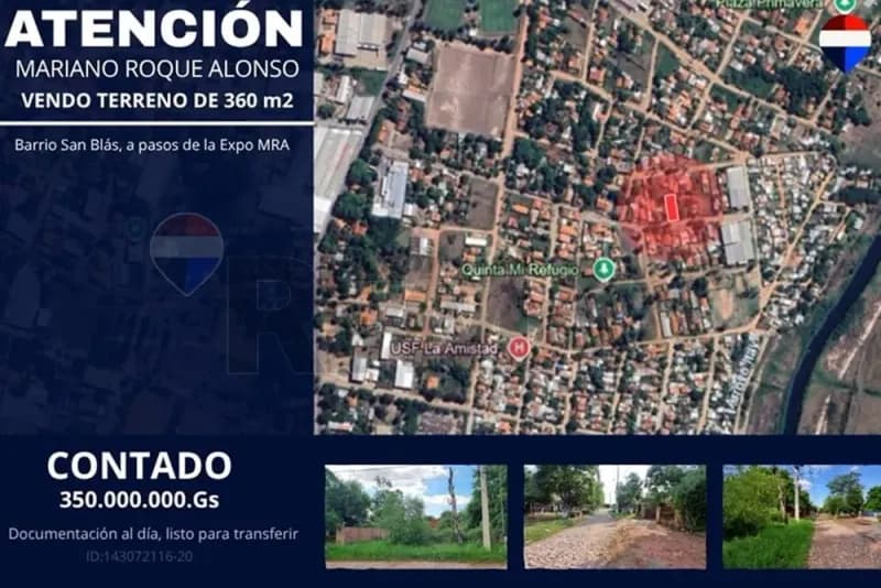 Terreno de 2,304m² en Venta en San Miguel, Areguá - Image 3