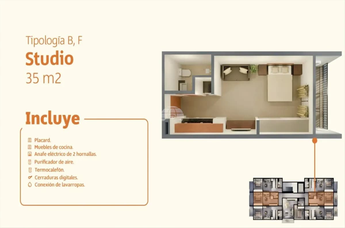 Departamento de 1 dormitorio en Venta en Primer Barrio, Luque