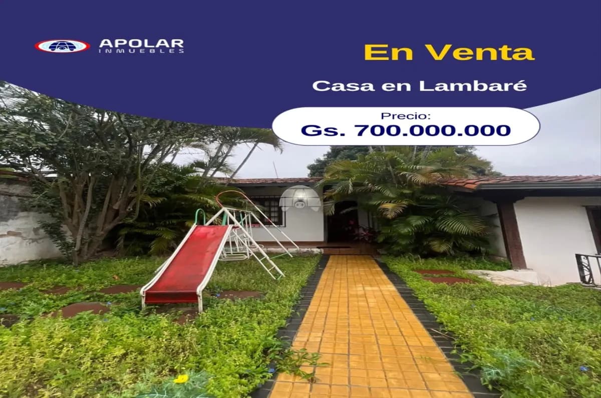 Casa de 2 dormitorios en Venta en Lambaré