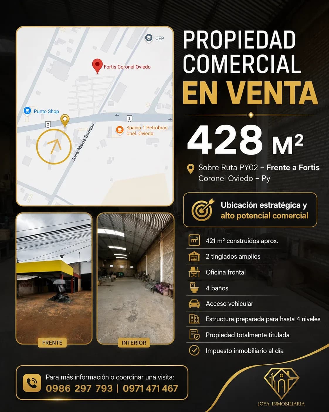 Local Comercial de 421m² en Venta en Coronel Oviedo