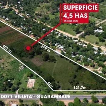 1,000m² Land for Sale in Campo Grande, Fernando de la Mora