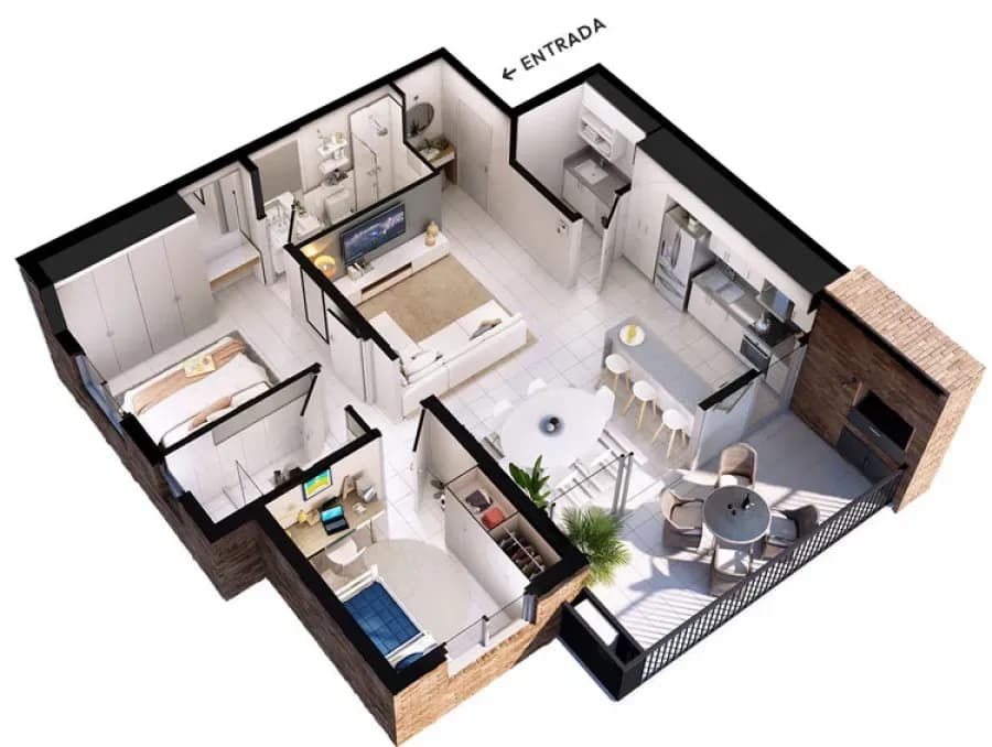 Departamento de 2 dormitorios en Venta en Mburucuyá, Asunción - Image 18
