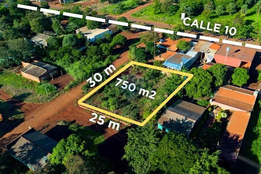 Terreno de 750m² en Venta en La chacra, Ciudad del Este