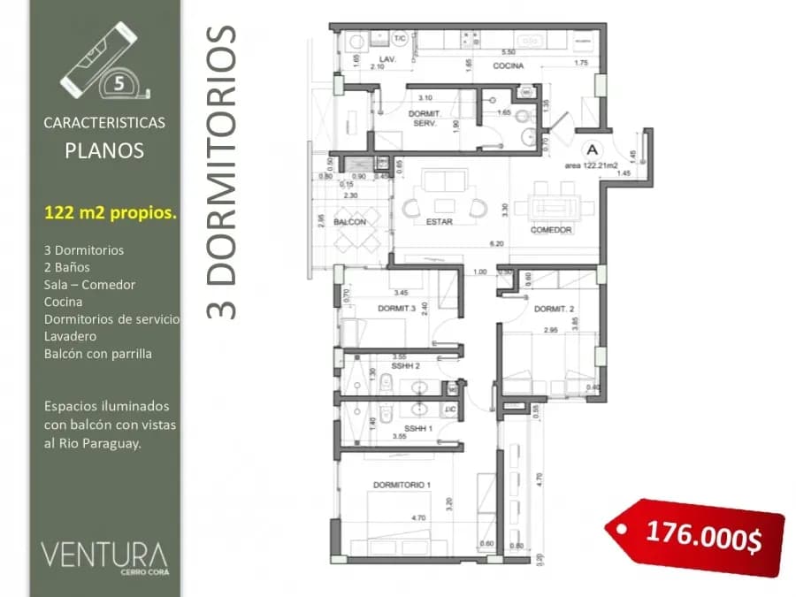 Departamento de 2 dormitorios en Venta en Mburucuyá, Asunción - Image 9