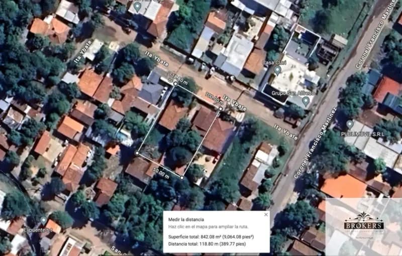 Terreno de 840m² en Venta en Orilla del Campo Grande, Fernando de la Mora - Image 2