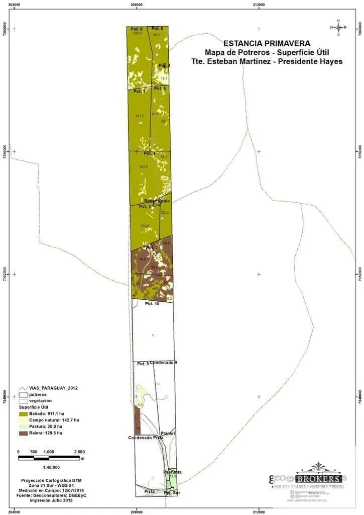 Terreno de 2,075m² en Venta en Villa Hayes