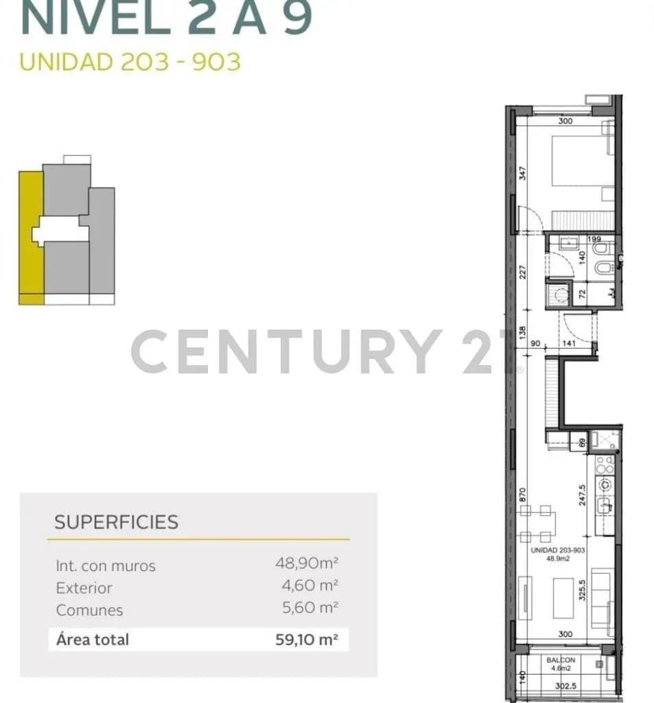 Apartamento de 1 Quarto à Venda em Cordón, Montevidéu - Image 6