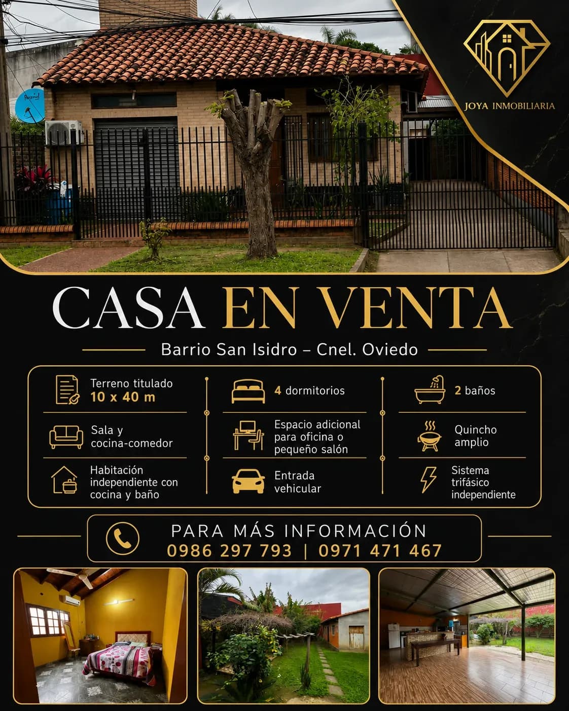 4-Bedroom House, 105m², for Sale in Coronel Oviedo, Coronel Oviedo