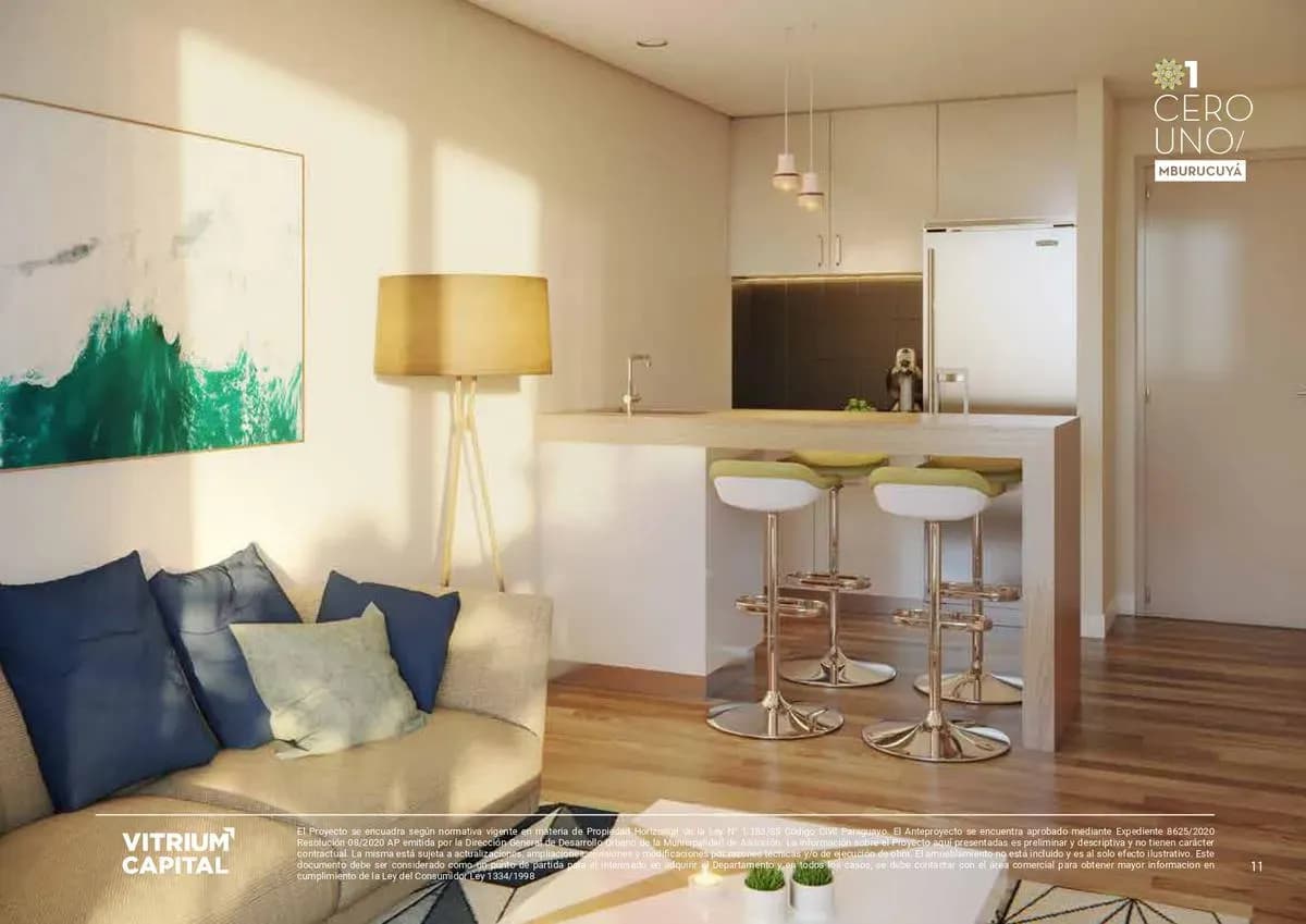 Apartamento de 1 dormitório à Venda em Madame Lynch, Assunção - Image 6