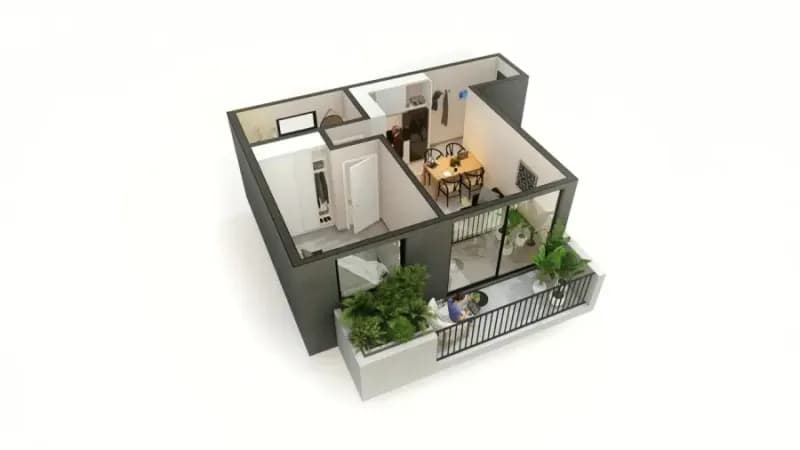 Departamento de 1 dormitorio en Venta en Mburucuyá, Asunción - Image 3