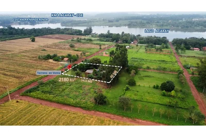 Terreno de 2.180 m² en Venta en San Francisco, Hernandarias - Image 2