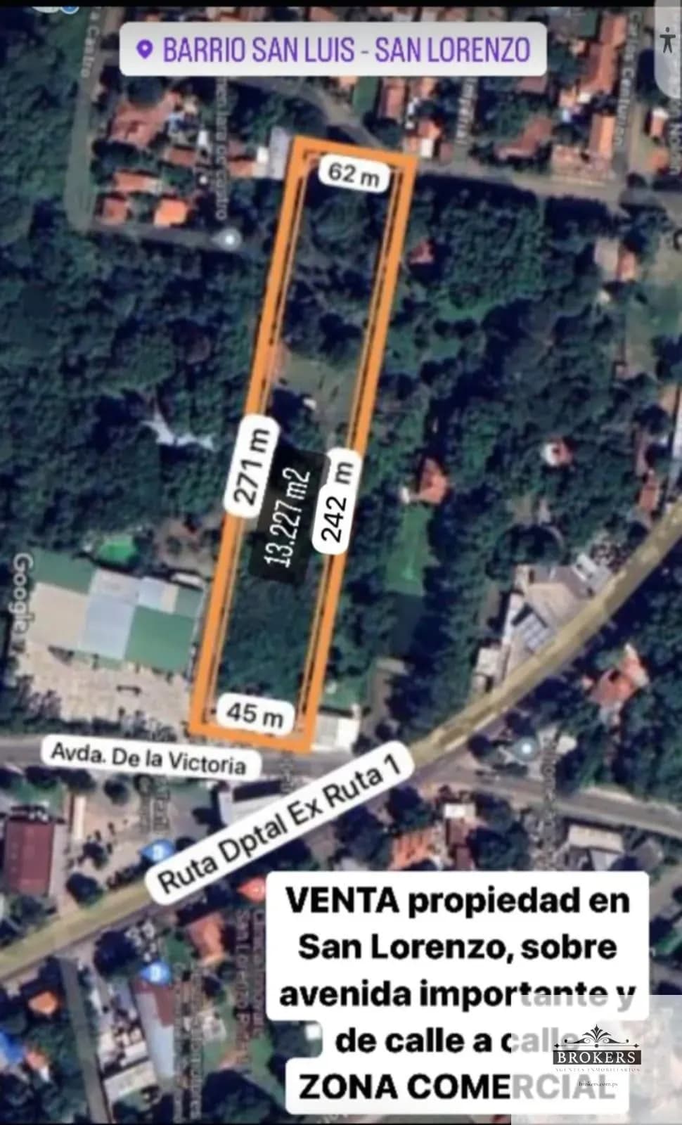 Terreno de 13,227m² à Venda em San Lorenzo