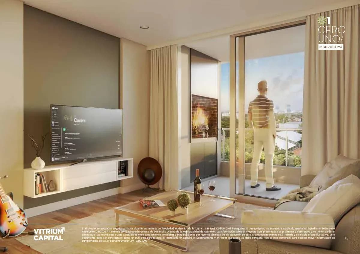 Apartamento de 1 dormitório à Venda em Madame Lynch, Assunção - Image 8