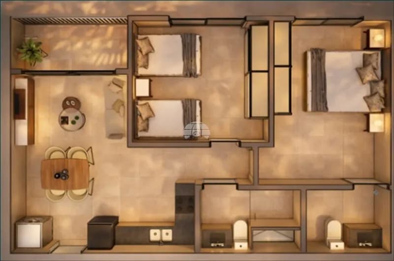 Departamento de 1 dormitorio en Venta en Fernando de la Mora - Image 3