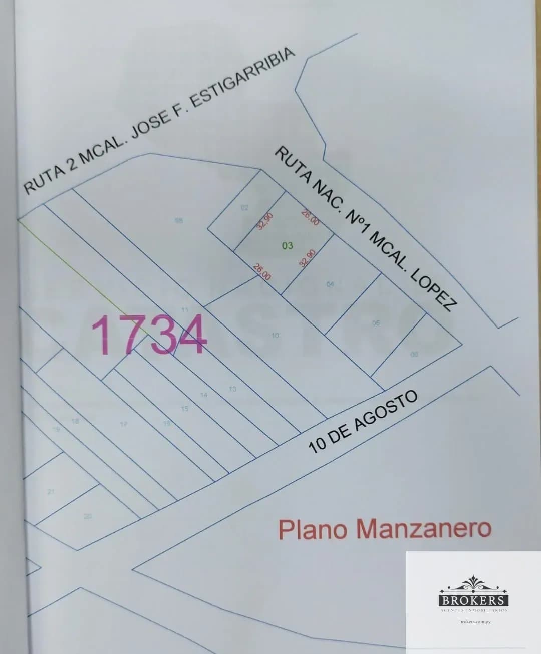 Terreno de 860m² à Venda em San Lorenzo