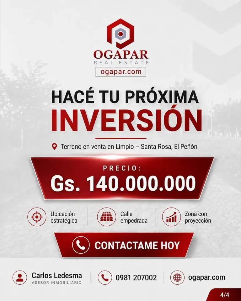 Terreno de 360m² à Venda em Piquete Cué, Limpio - Image 2