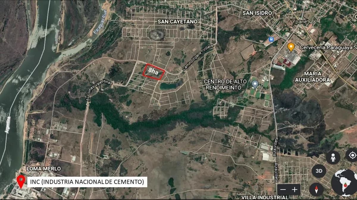 Terreno de 8m² à Venda em Ypané - Image 2