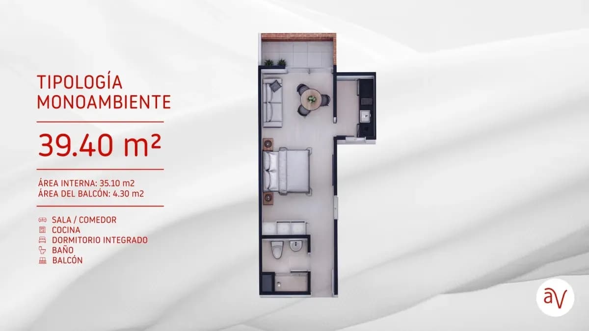 Departamento de 1 dormitorio en Venta en Limpio - Image 9