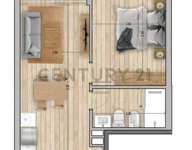 Departamento de 1 dormitorio en Venta en Pocitos, Montevideo - Image 3