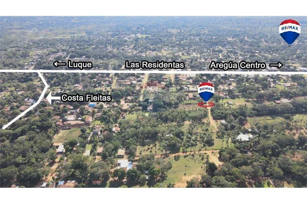 Terreno de 2,403m² en Venta en Valle Pucú, Areguá