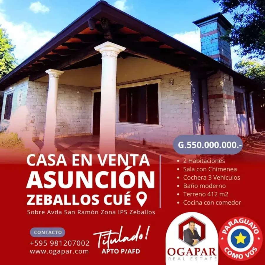 Casa de 2 dormitorios en Venta en Mburucuyá, Asunción - Image 2