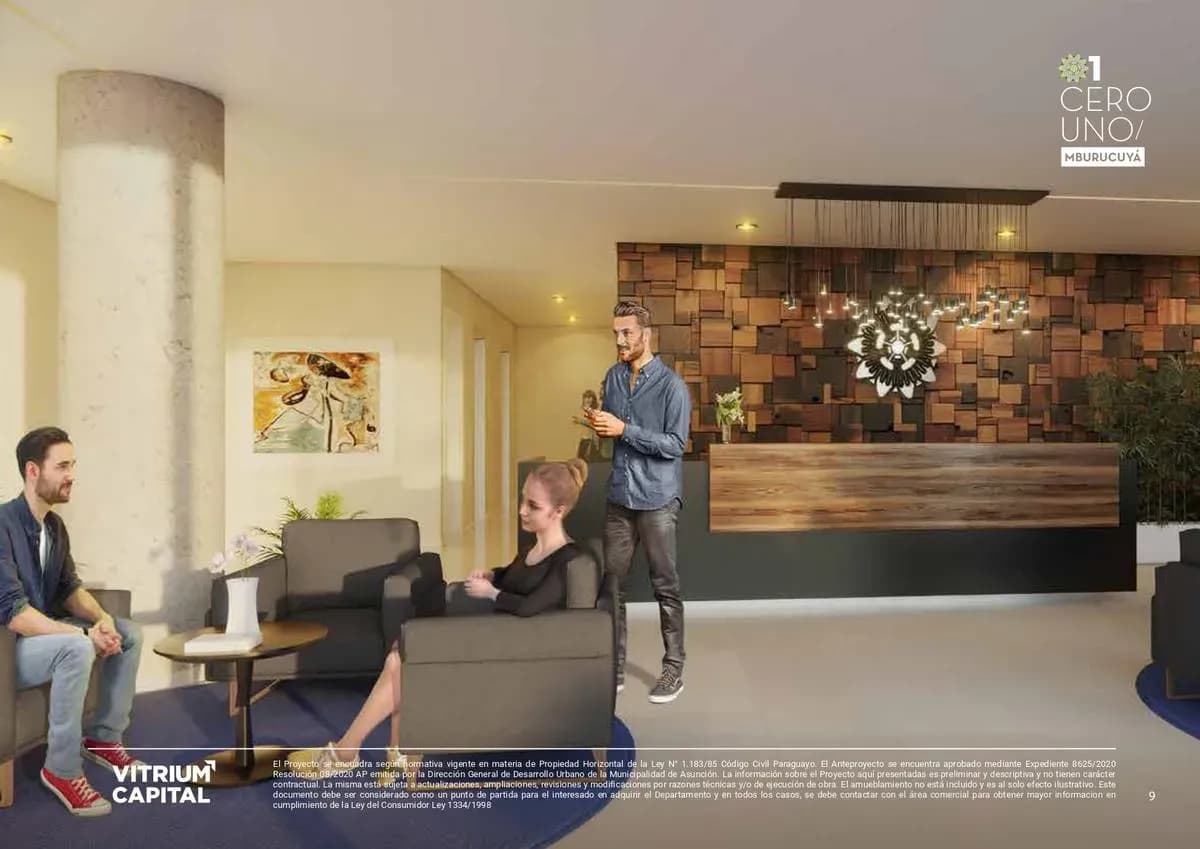 Apartamento de 1 dormitório à Venda em Madame Lynch, Assunção - Image 5